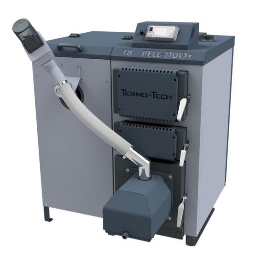 Pelletkedel Termo-Tech Pell-Duo 18 kW venstre