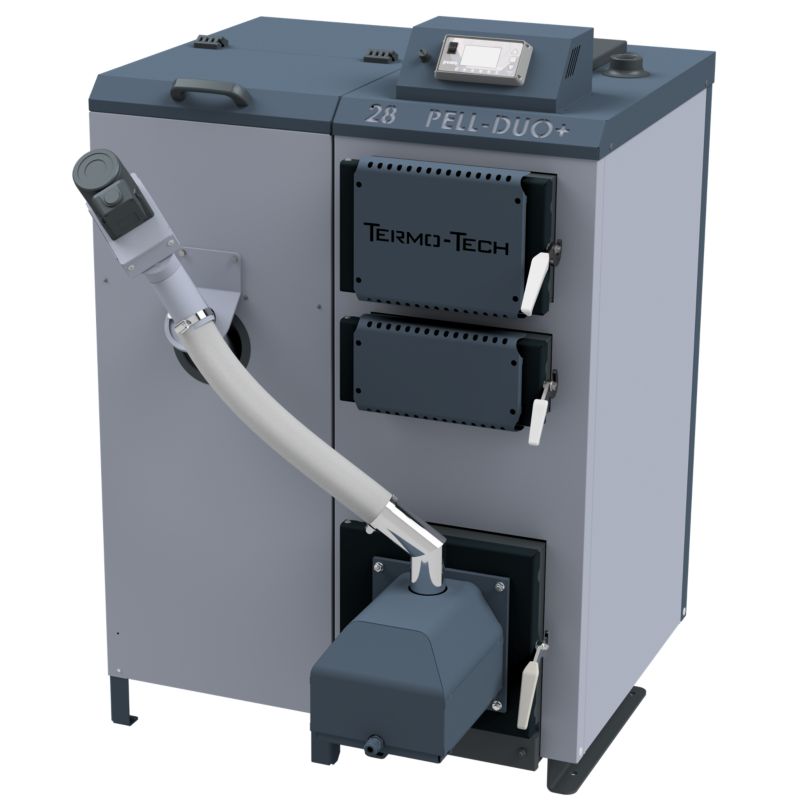 Termo-Tech Pell-Duo 28 kW venstre pelletkedel