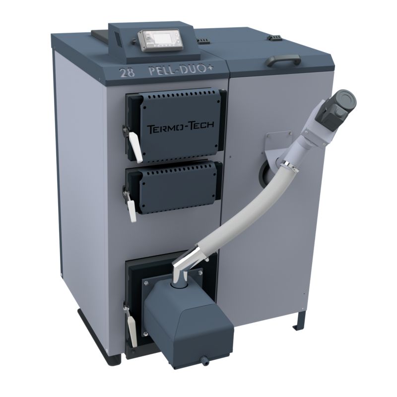 Termo-Tech Pell-Duo 28 kW højre pelletskedel