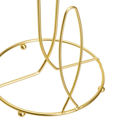 Køkkenrulleholder 16x16x32 cm Guld Metal