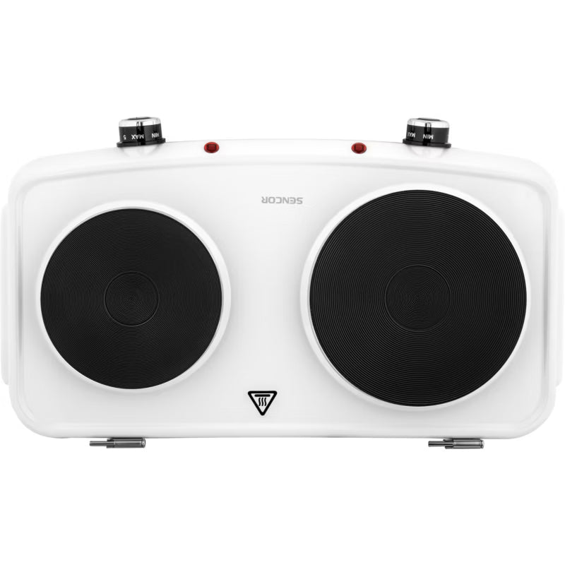 Kogeplade Dobbelt 2500W Hvid SCP 2271WH