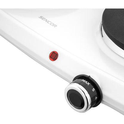 Kogeplade Dobbelt 2500W Hvid SCP 2271WH
