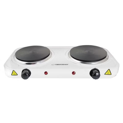 Kogeplade Dobbelt 43x23,5 cm 2000W Hvid