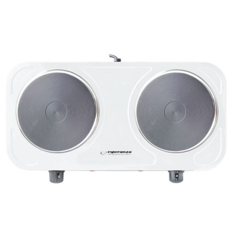 Kogeplade Dobbelt 43x23,5 cm 2000W Hvid
