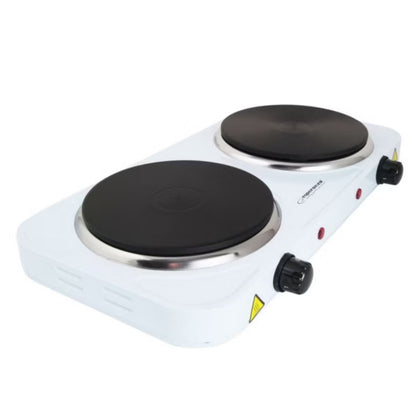 Kogeplade Dobbelt 43x23,5 cm 2000W Hvid