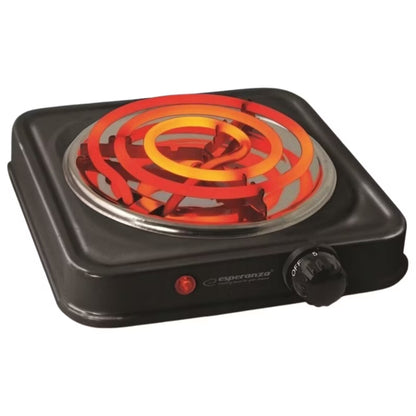 Kogeplade ETNA 21x21 cm Sort 1000W