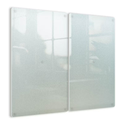 Kogepladebeskytter 30x52 cm Frostet Glas 2 Stk.
