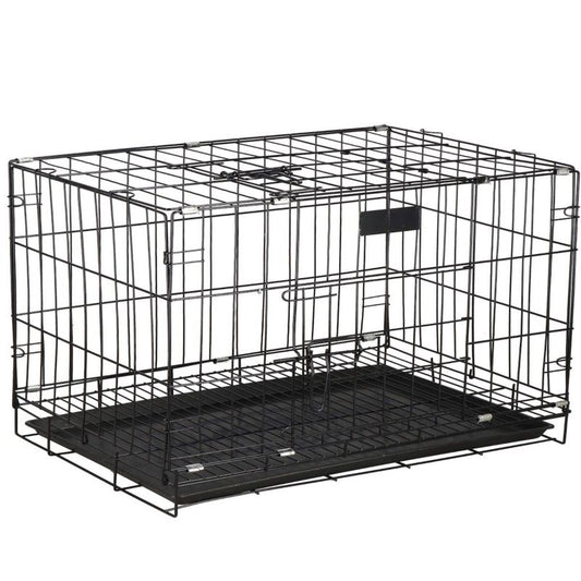 Springos hundeindhegning til hvalpe, hundekasse 93 x 67 cm, 1 stk.