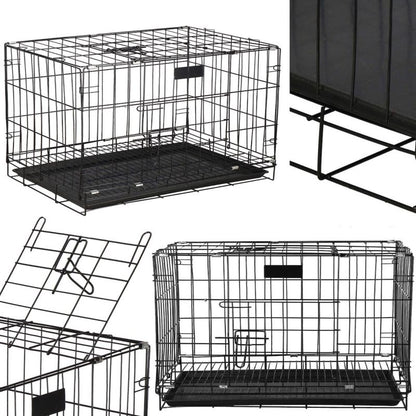 Springos hundeindhegning til hvalpe, hundekasse 93 x 67 cm, 1 stk.