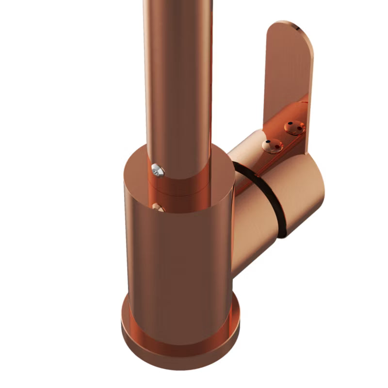 Køkkenarmatur 33 cm Rosaguld