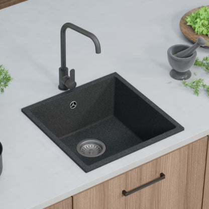 Køkkenarmatur Ango 32 cm Sort med Drejetud