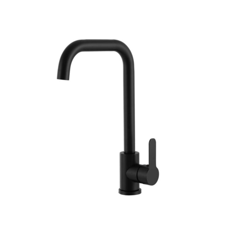 Køkkenarmatur Ango 32 cm Sort med Drejetud