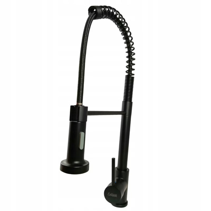 Køkkenarmatur Ansea 50 cm Fleksibel Sort Mat