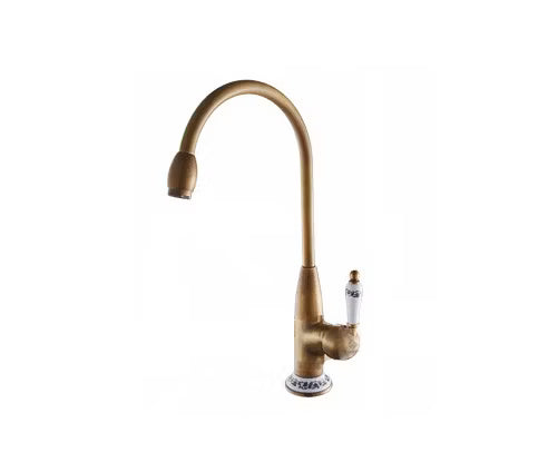 Køkkenarmatur ARTEMIDE 40 cm Børstet Messing