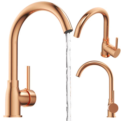 Køkkenarmatur Beta Rose Gold