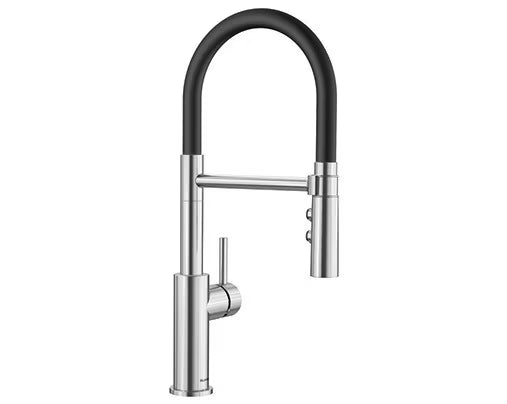 Køkkenarmatur Catris-S 48 cm Stål Sort med Udtrækstud