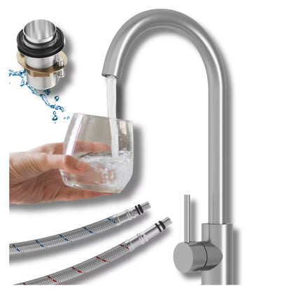 Køkkenarmatur Delta Høj Inox