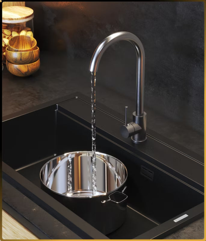 Køkkenarmatur Delta Høj Inox