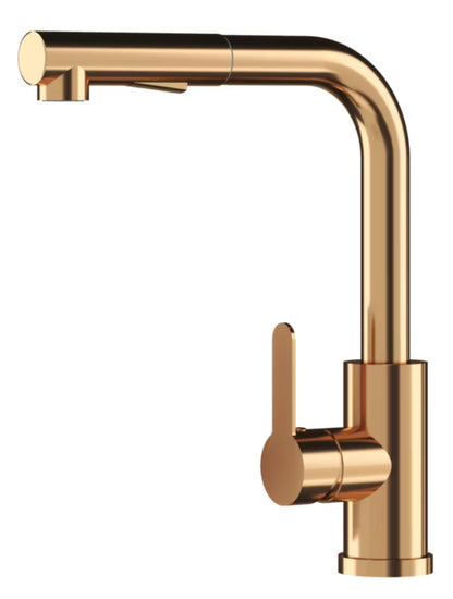 Køkkenarmatur Ebro med Udtræk Rose Gold