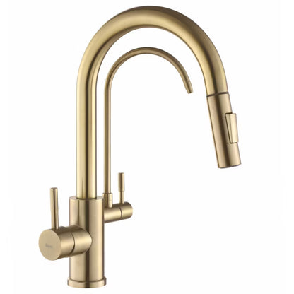 Køkkenarmatur Eco Fresh 18x37,5 cm Børstet Guld