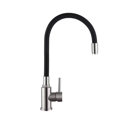 Køkkenarmatur Efi med Fleksibel Tud Inox Sort