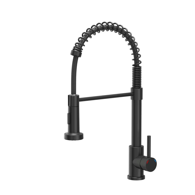 Køkkenarmatur Etti 44,5 cm Sort Mat