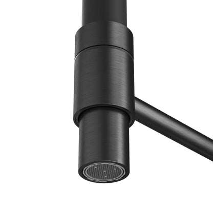 Køkkenarmatur Fano Gun Grey med Fleksibel Tud