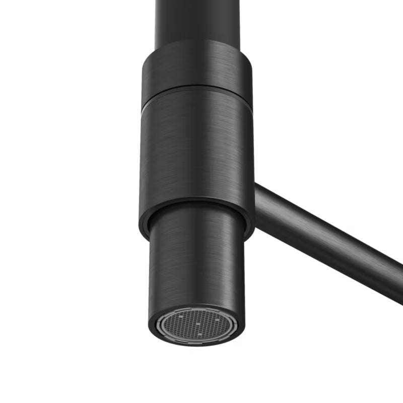 Køkkenarmatur Fano Gun Grey med Fleksibel Tud