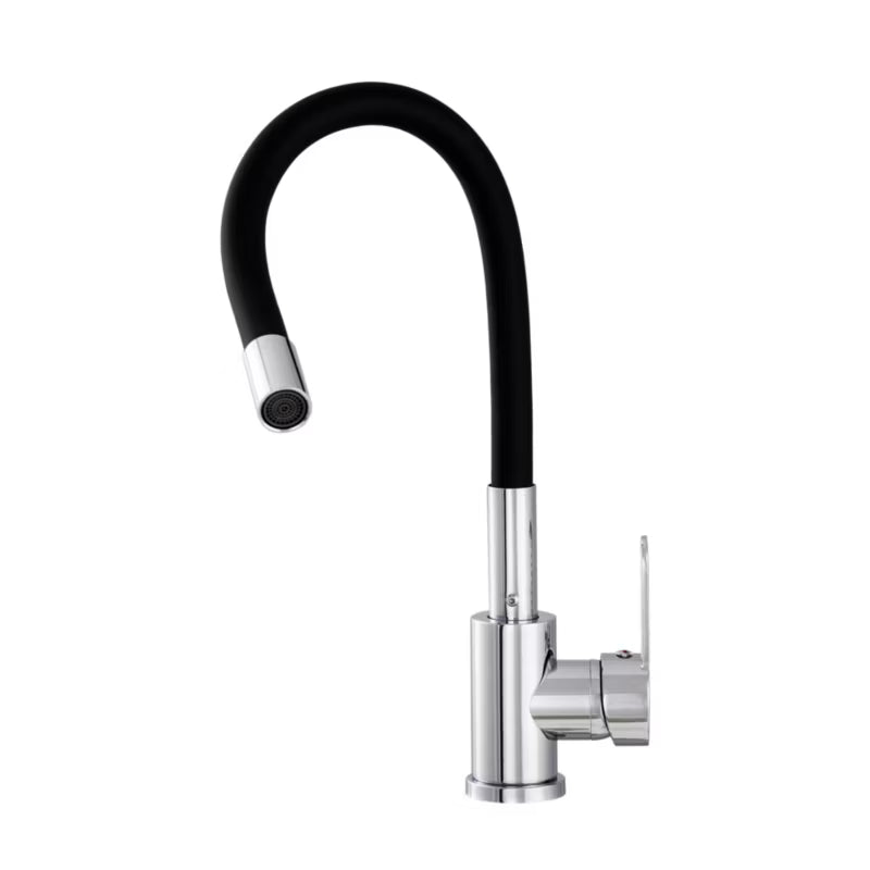 Køkkenarmatur Flessila 54 cm Sort med Krom