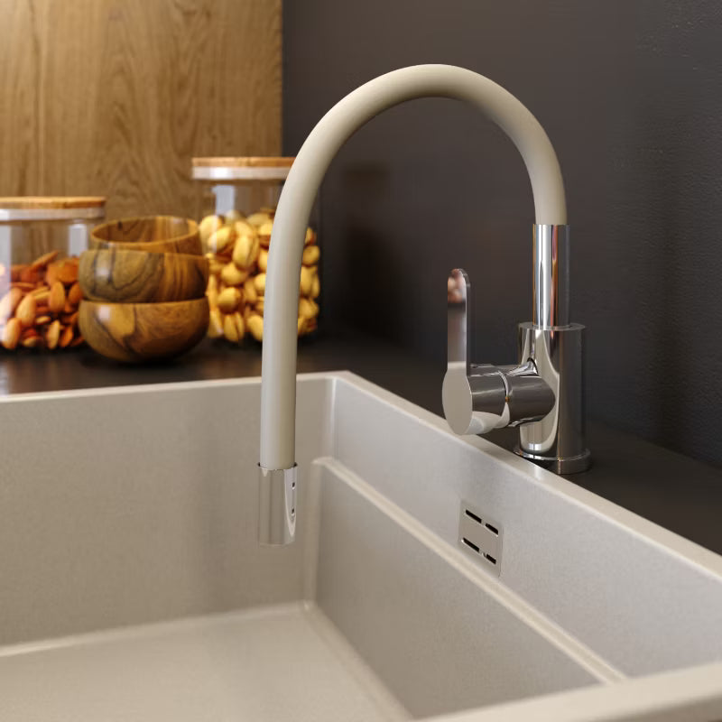 Køkkenarmatur Grado Fleksibel Tud Beige