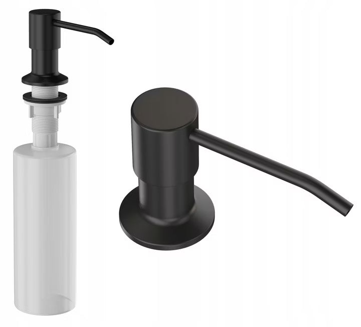 Køkkenarmatur Grado Plus med Sæbedispenser Sort