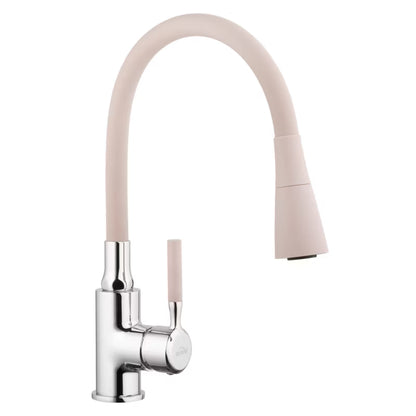 Køkkenarmatur Hula med Fleksibel Tud Beige