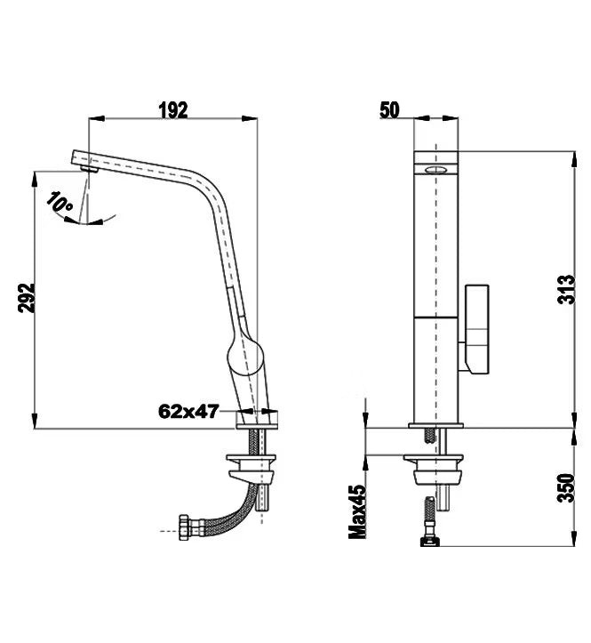 Køkkenarmatur ICC 915 Messing