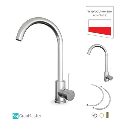 Køkkenarmatur IZIS 35x21,5 cm Børstet Stål
