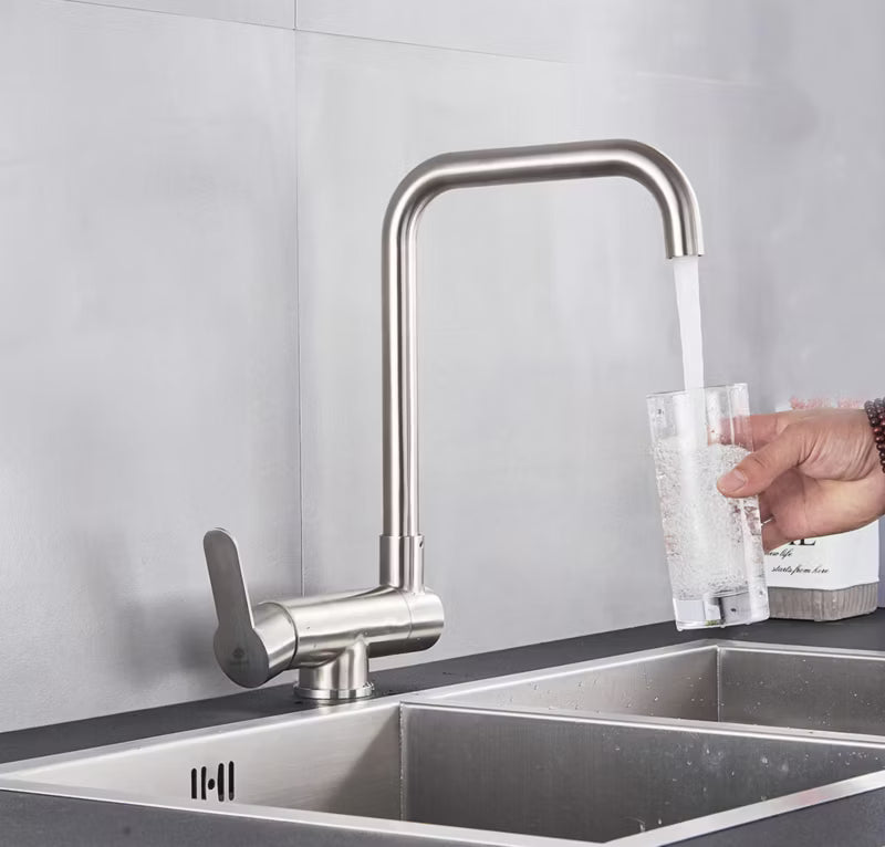 Køkkenarmatur LAMENA Foldbar Tud Mat Sølv