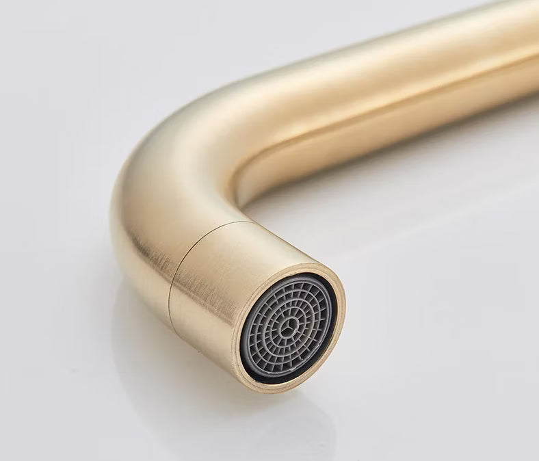 Køkkenarmatur Lamena med Foldbar Tud Børstet Guld
