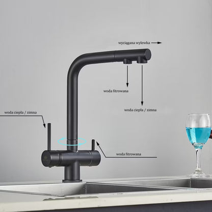 Køkkenarmatur LAYNA 33 cm Krom