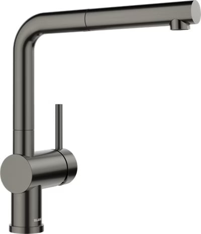 Køkkenarmatur Linus-S med Udtrækstud Satin Dark Steel