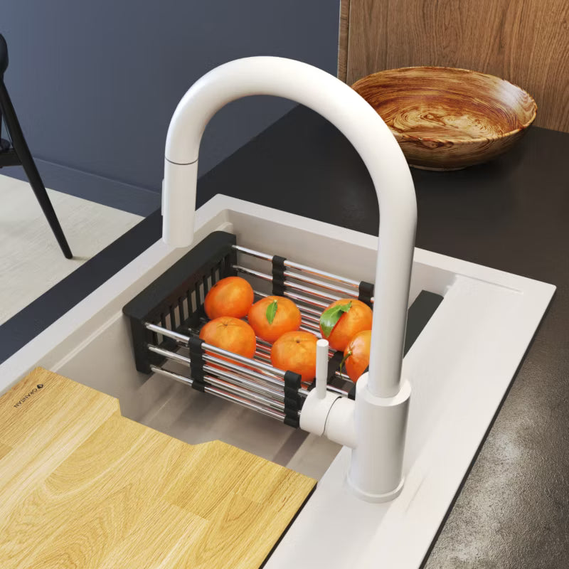 Køkkenarmatur Loseto med Udtrækstud Hvid