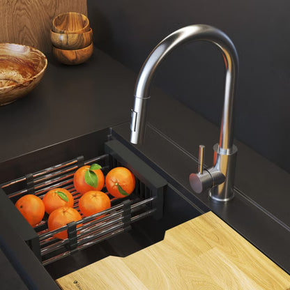 Køkkenarmatur Loseto med Udtrækstud Inox