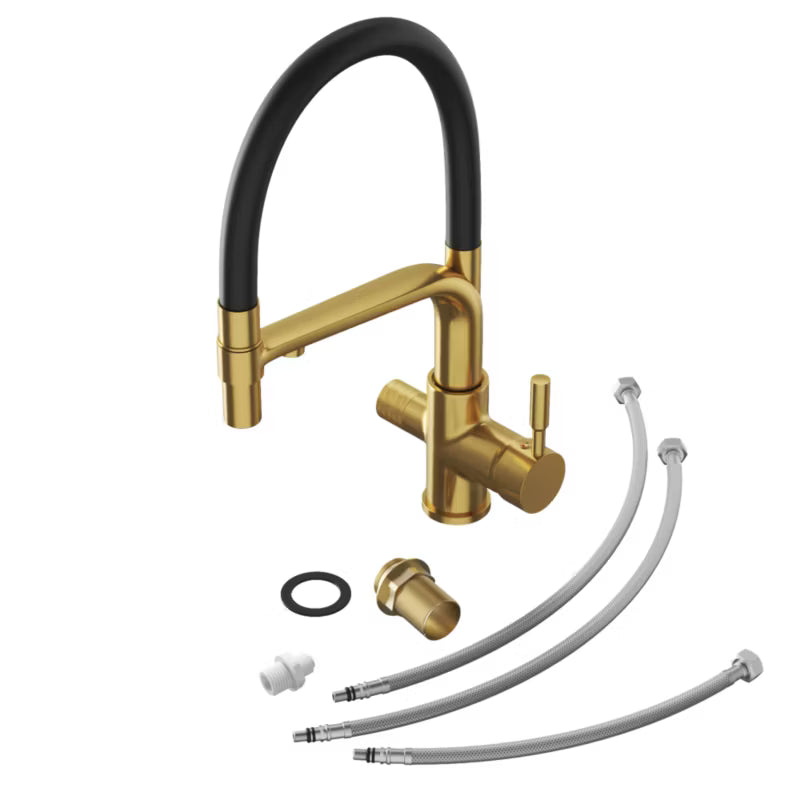 Køkkenarmatur MALTA 3-vejs Guld