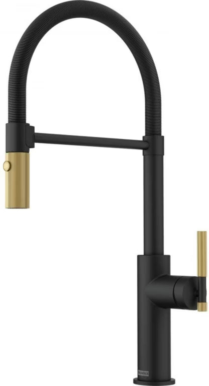 Køkkenarmatur Maris Stripes Semi-pro Mat Sort/Guld