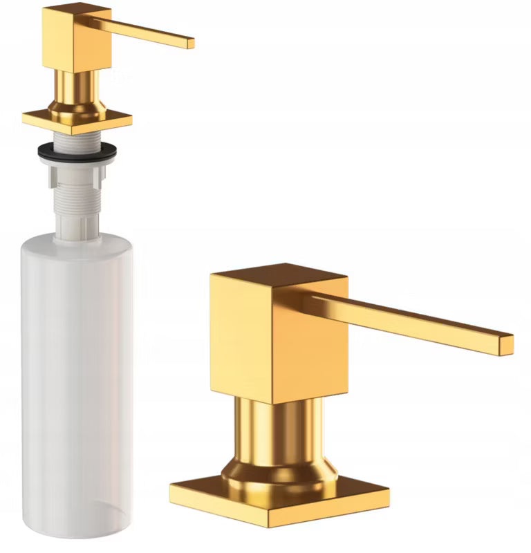 Køkkenarmatur Nook Guld med Sæbedispenser