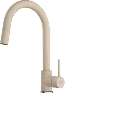 Køkkenarmatur Pola 2.0 med Udtrækstud Krom Beige