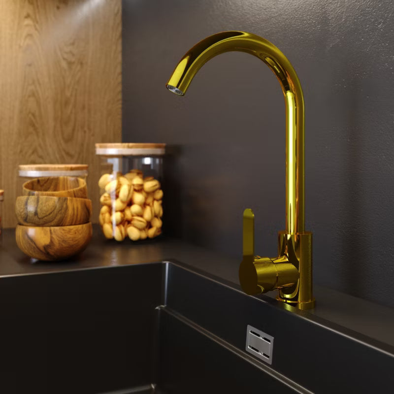 Køkkenarmatur Prestige Guld