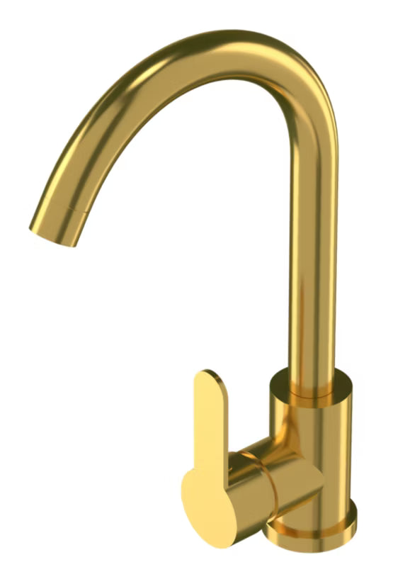 Køkkenarmatur Prestige Guld