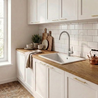 Køkkenarmatur Prestige Slim Grå med Svingtud