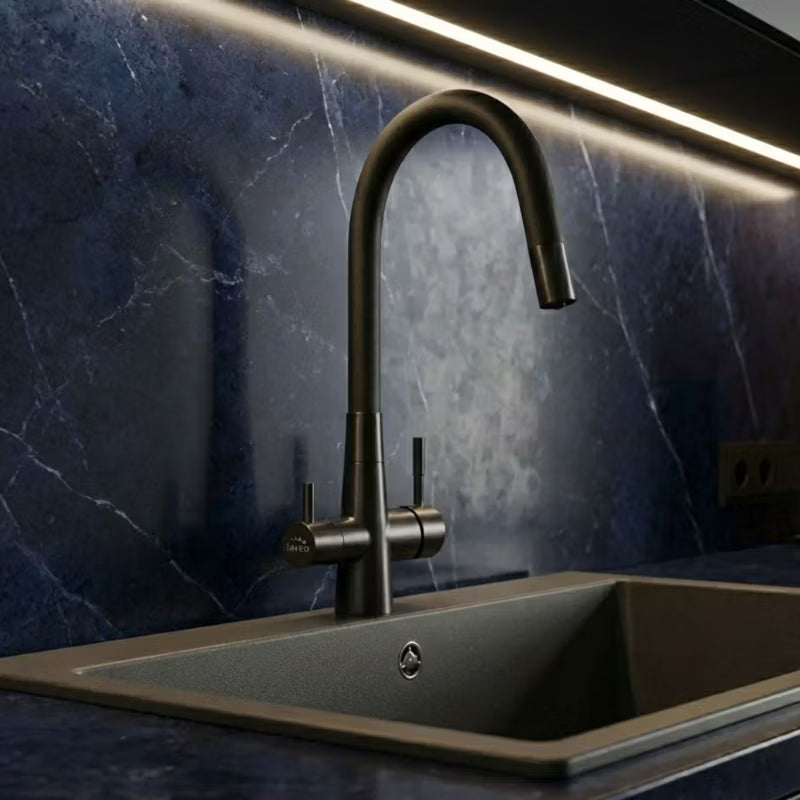 Køkkenarmatur Riveco Fleksibel Tud Grafit