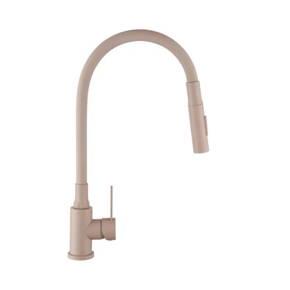 Køkkenarmatur Roko 35 cm Beige med Fleksibel Tud