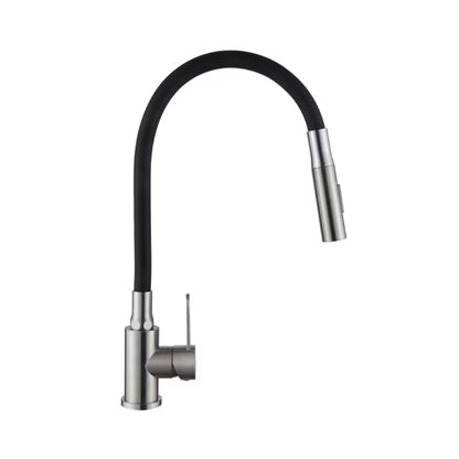 Køkkenarmatur Roko med Fleksibel Tud Inox Sort